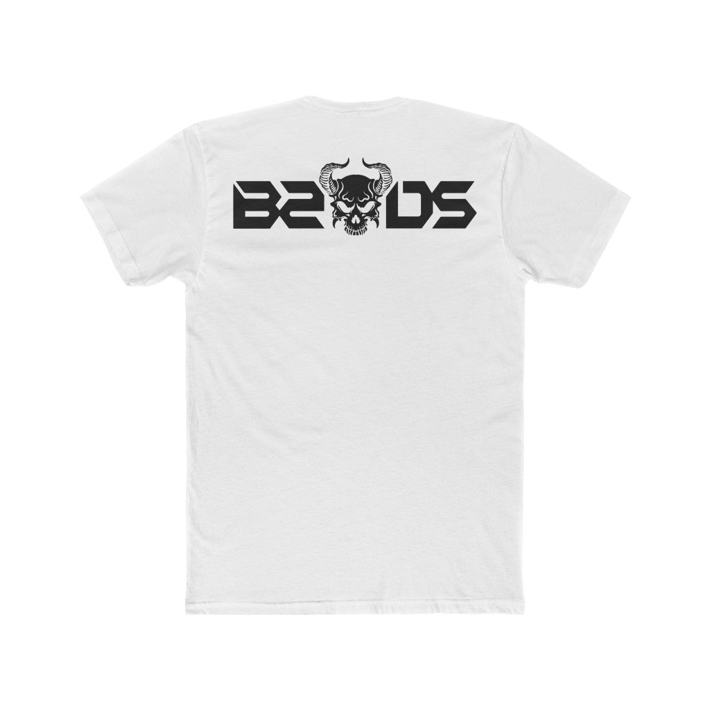 B2DSLogo Black Men's Cotton Crew Tee
