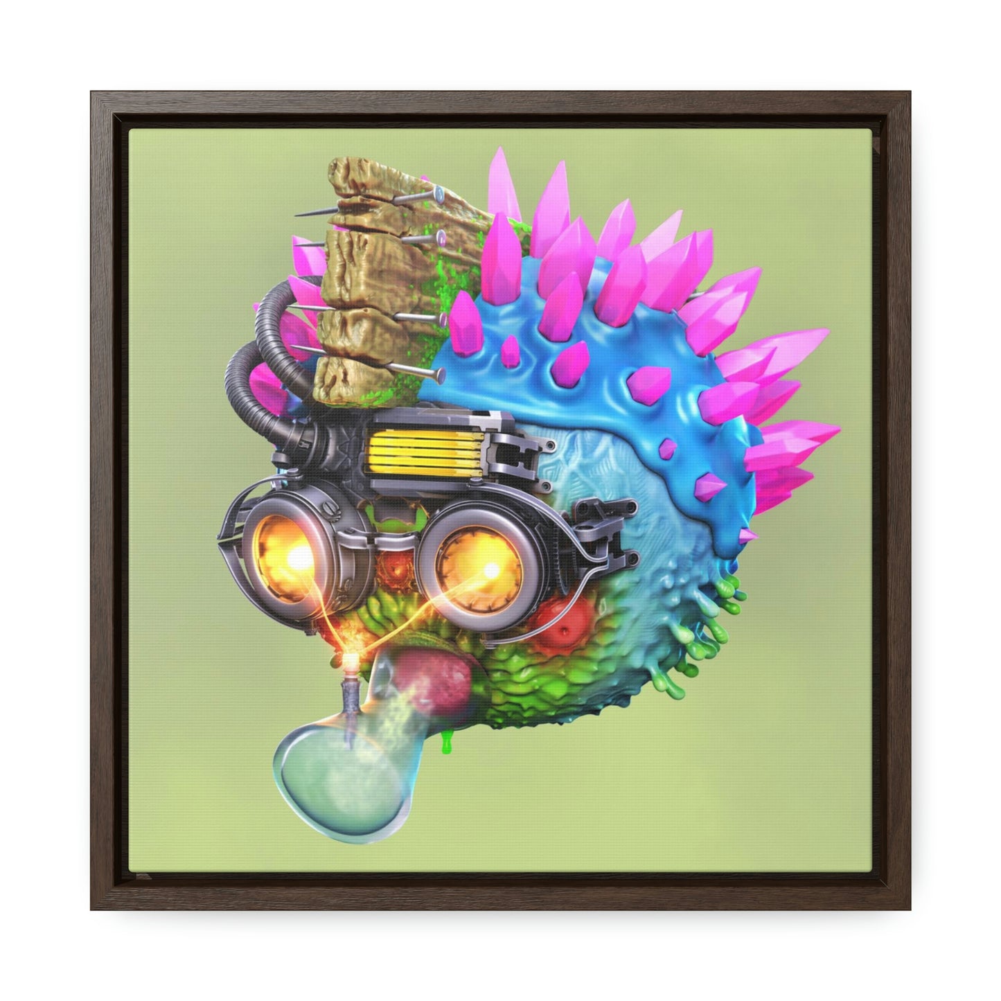 MutantPunkBoi Gallery Canvas Wraps, Square Frame