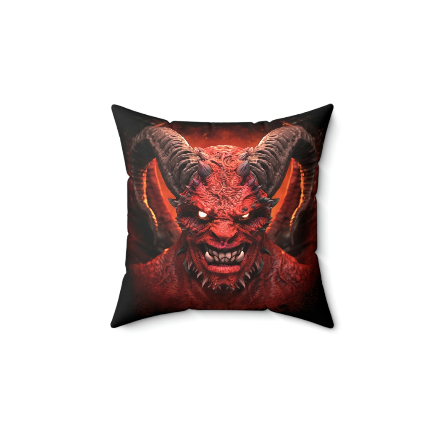 Inferno Wrath Spun Polyester Square Pillow