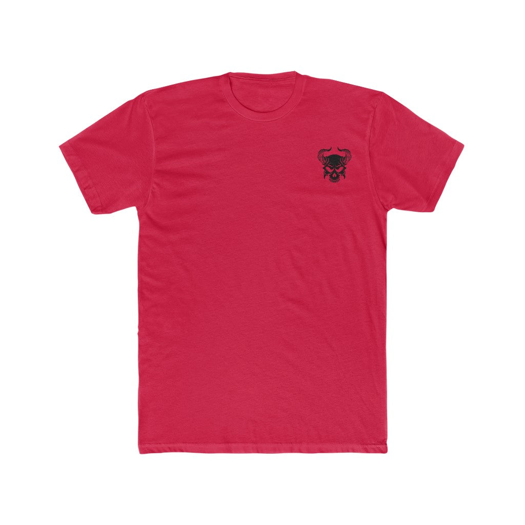 B2DSLogo Black Men's Cotton Crew Tee