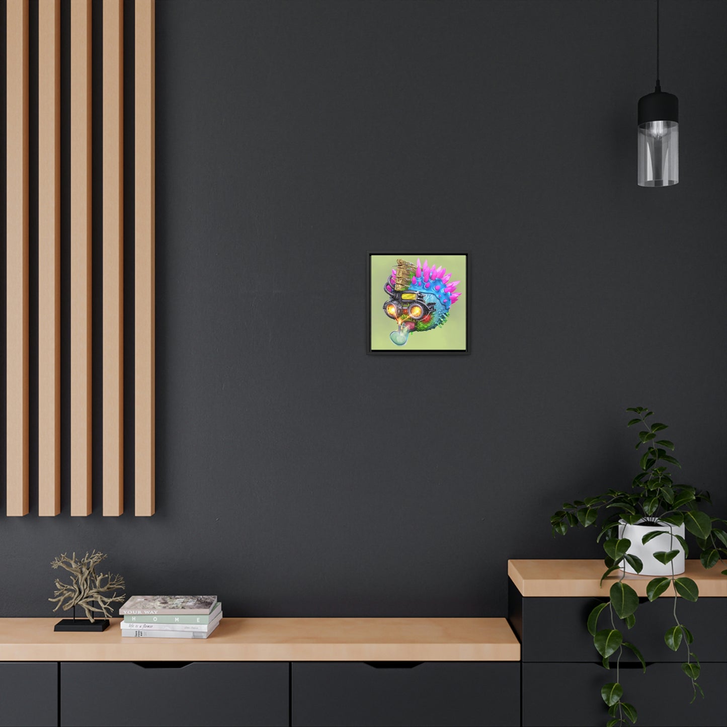 MutantPunkBoi Gallery Canvas Wraps, Square Frame