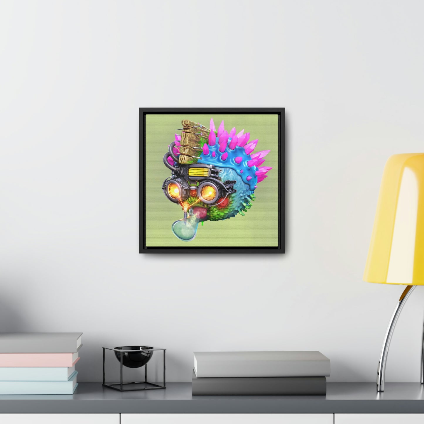 MutantPunkBoi Gallery Canvas Wraps, Square Frame