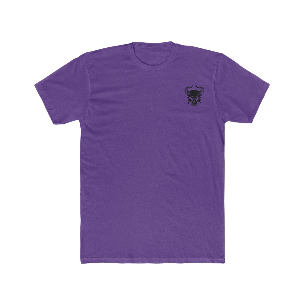 B2DSLogo Black Men's Cotton Crew Tee