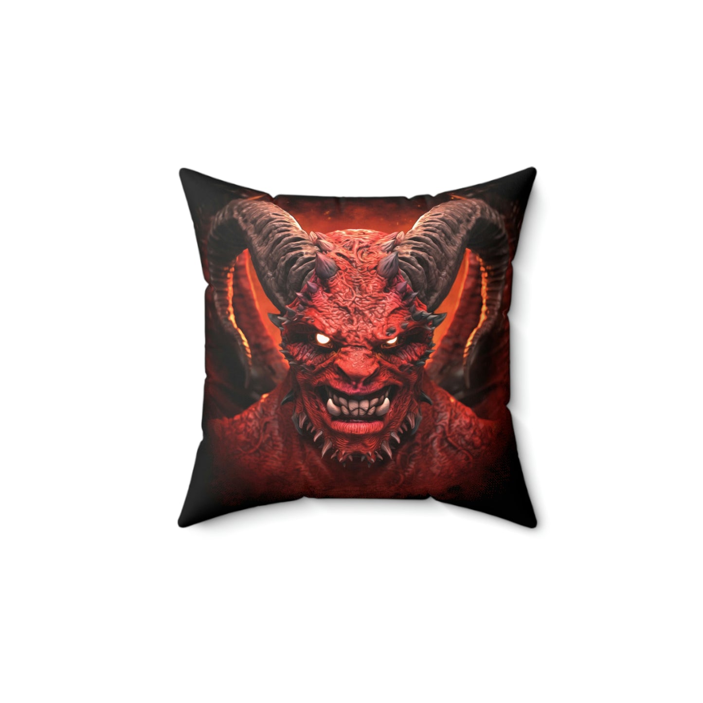 Inferno Wrath Spun Polyester Square Pillow