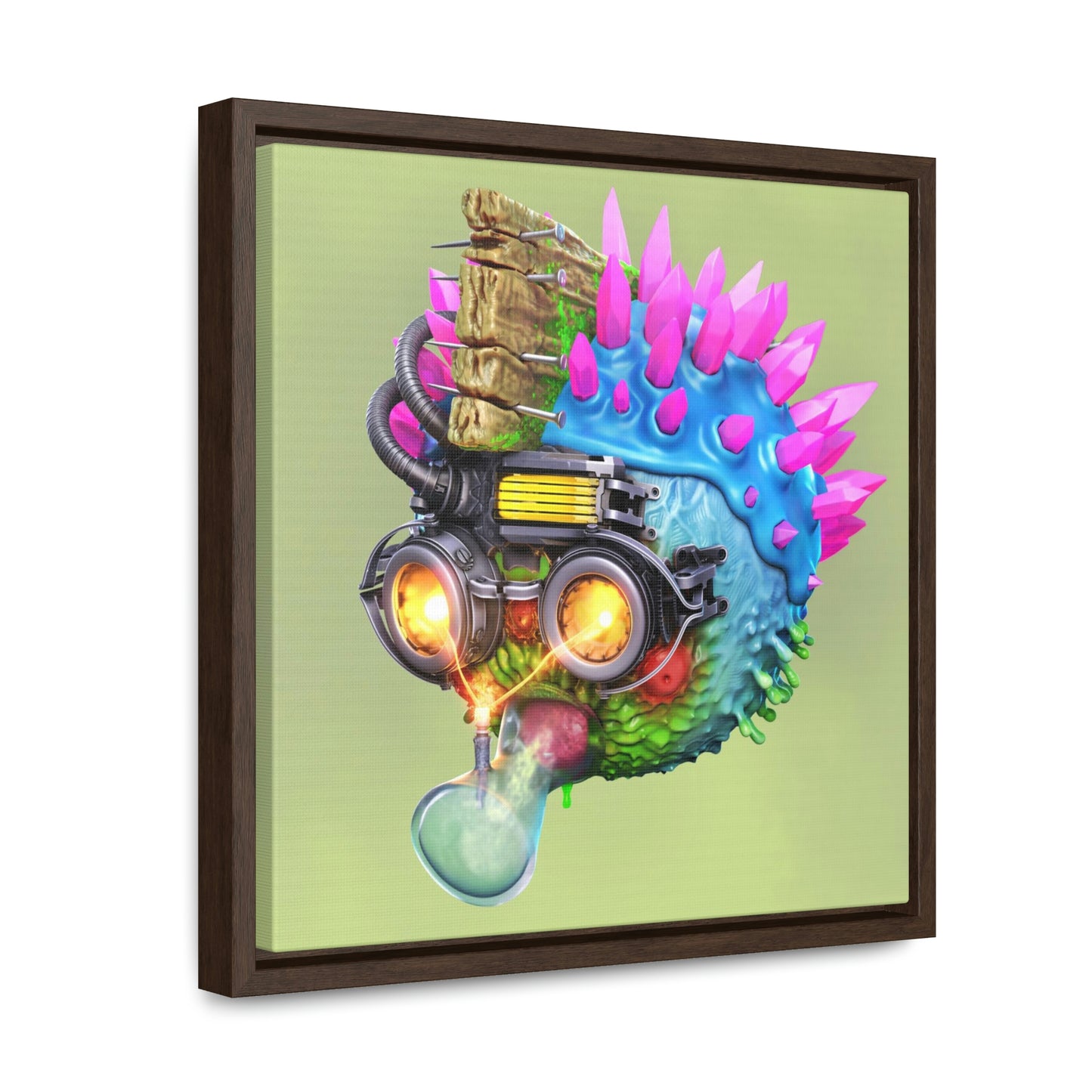 MutantPunkBoi Gallery Canvas Wraps, Square Frame