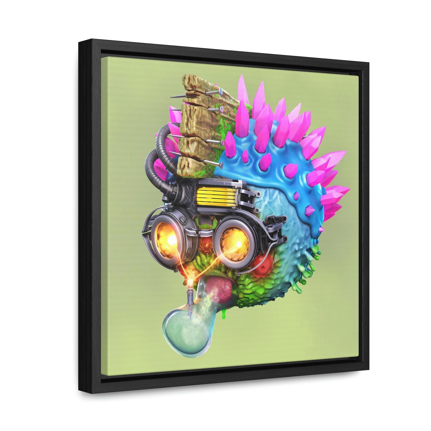 MutantPunkBoi Gallery Canvas Wraps, Square Frame