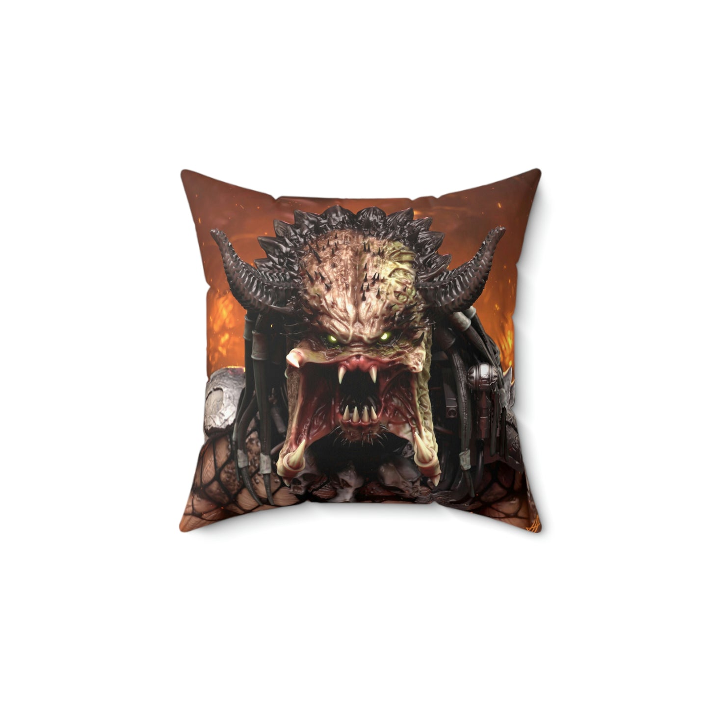 Predator Legendary Holder Spun Polyester Square Pillow