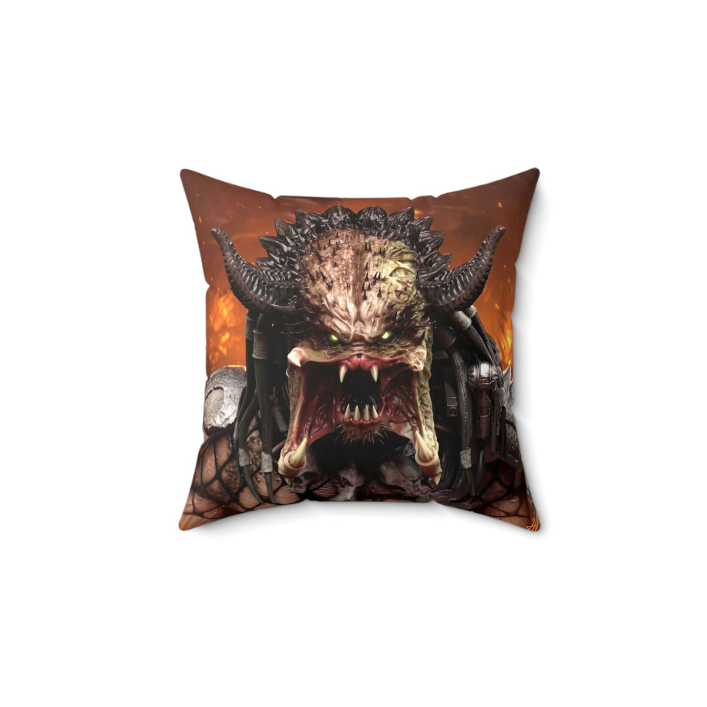 Predator Legendary Holder Spun Polyester Square Pillow