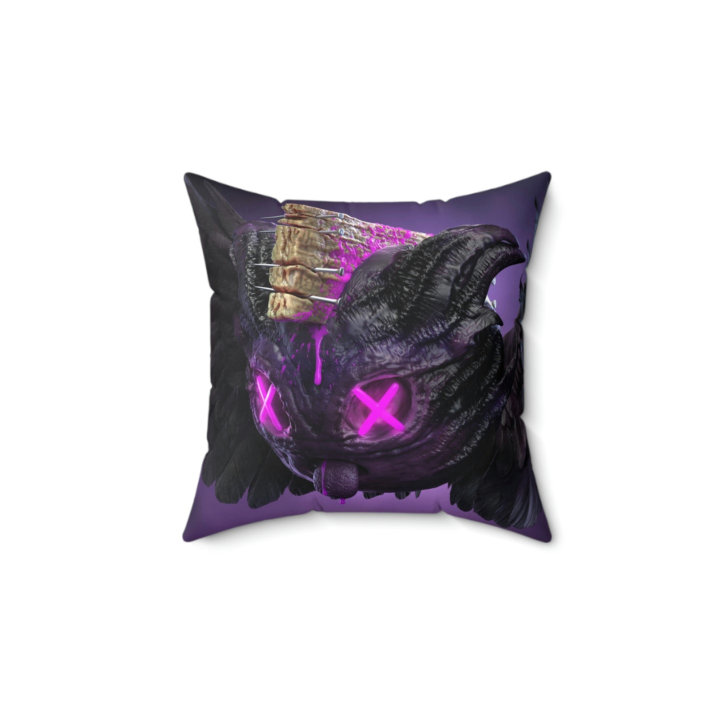 PurpleDemon Legendary Holder Spun Polyester Square Pillow
