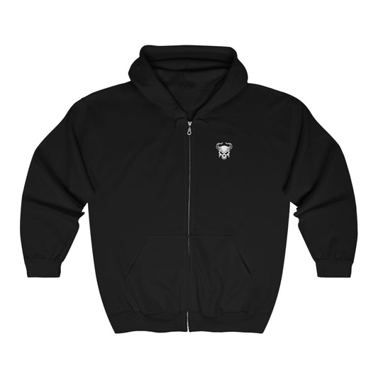 Inferno Sloth Unisex Heavy Blend™ Full Zip Hooded Sweatshirt